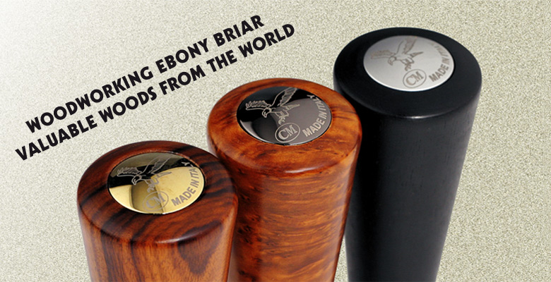 Woodworking ebony, briar and valuable woods from the world